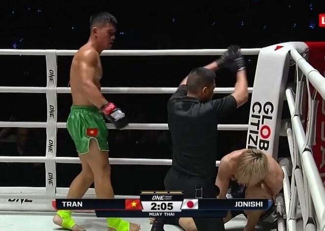 ONE Friday Fights 57: Tran Quoc Tuan knocked out his Japanese opponent on his debut day